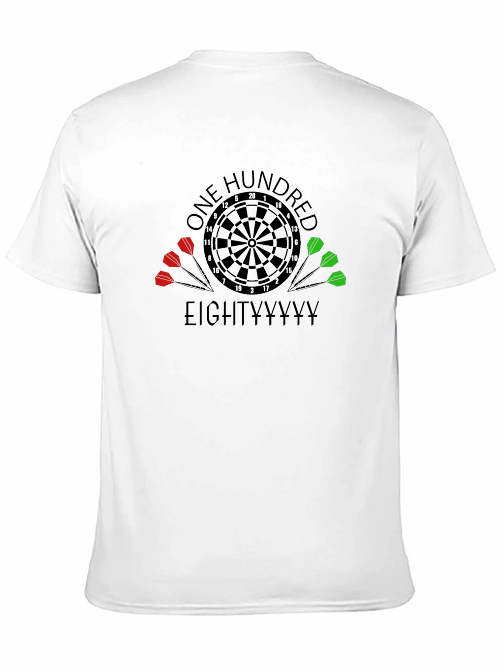 One Hundred Eighty Dart T-Shirt - Bullseye Tee