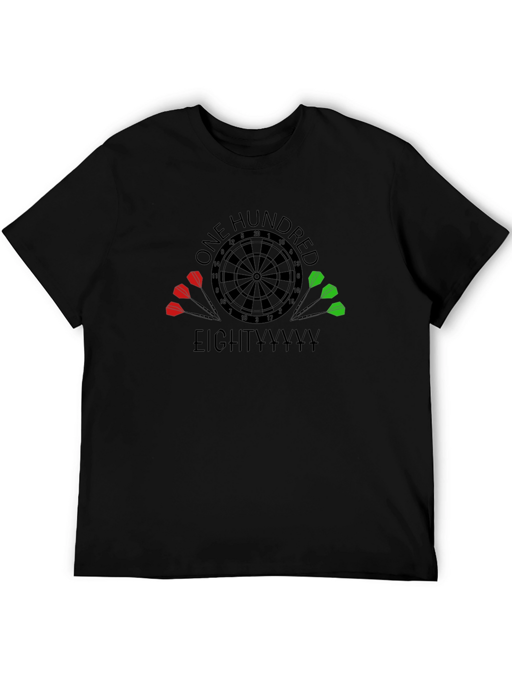 One Hundred Eighty Dart T-Shirt - Bullseye Tee