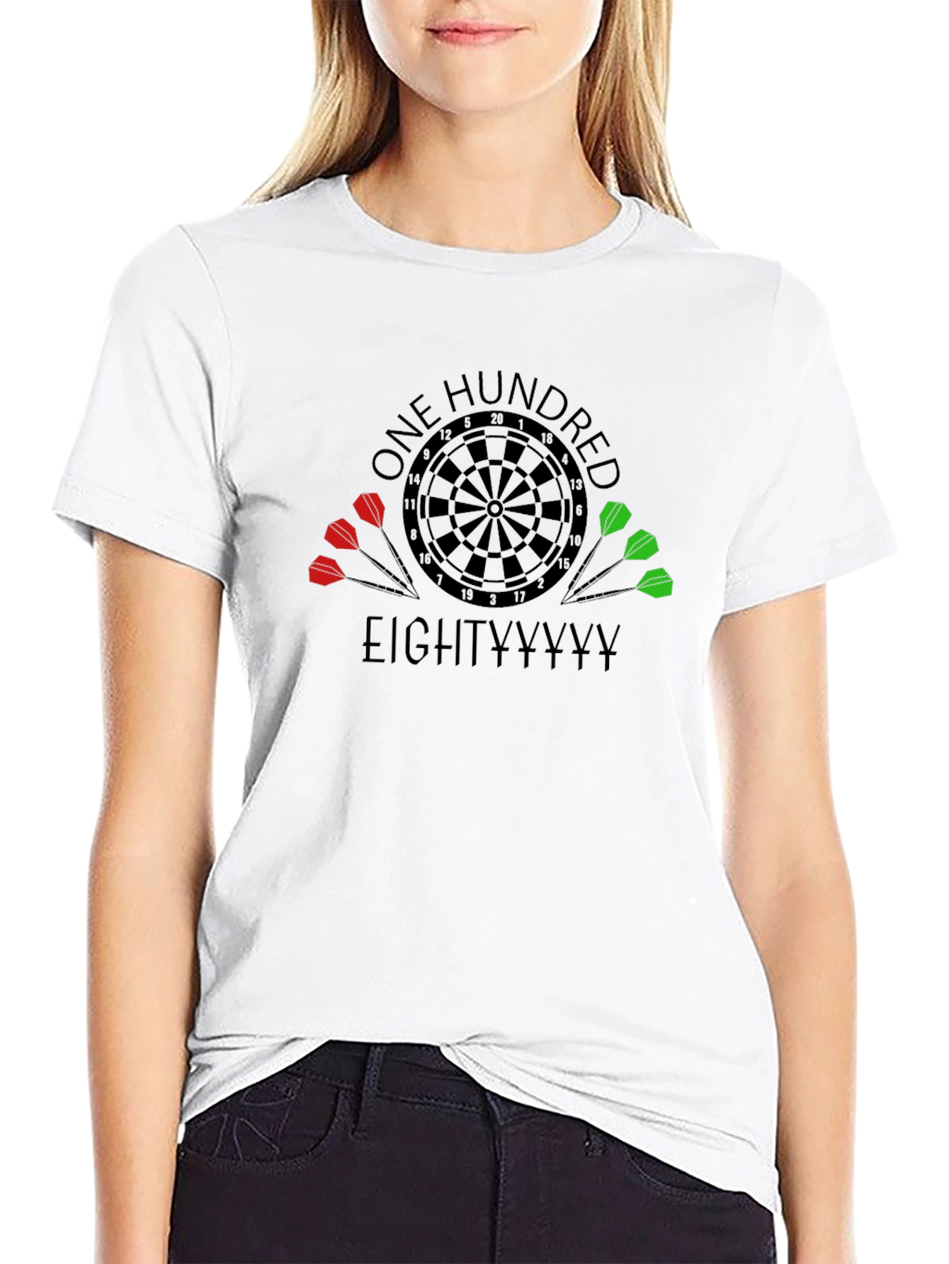 One Hundred Eighty Dart T-Shirt - Bullseye Tee