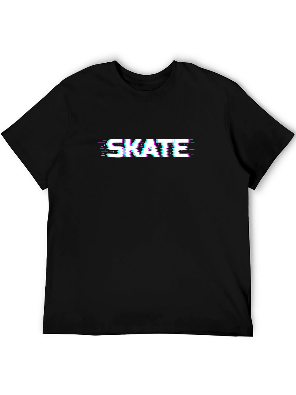 Skate Glitch Graphic Tee - Modern Streetwear