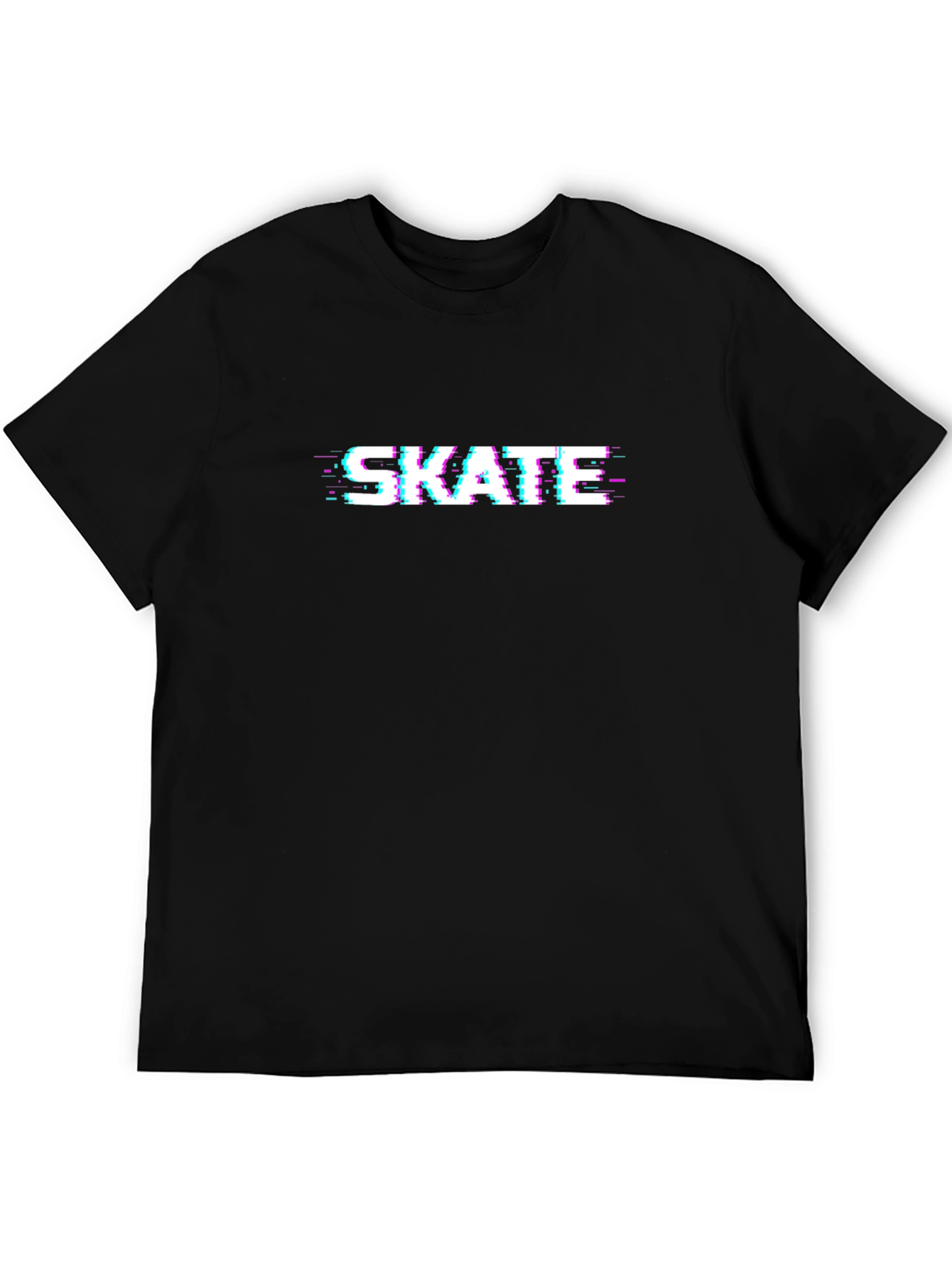 Skate Glitch Graphic Tee - Modern Streetwear