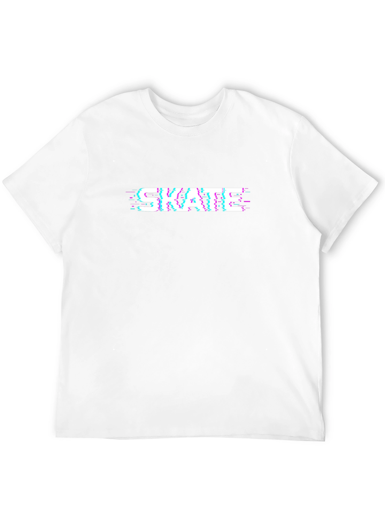 Skate Glitch Graphic Tee - Modern Streetwear
