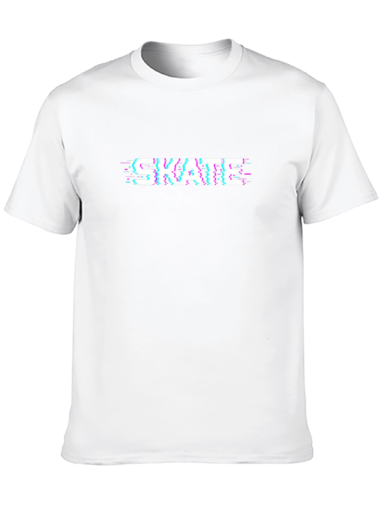Skate Glitch Graphic Tee - Modern Streetwear