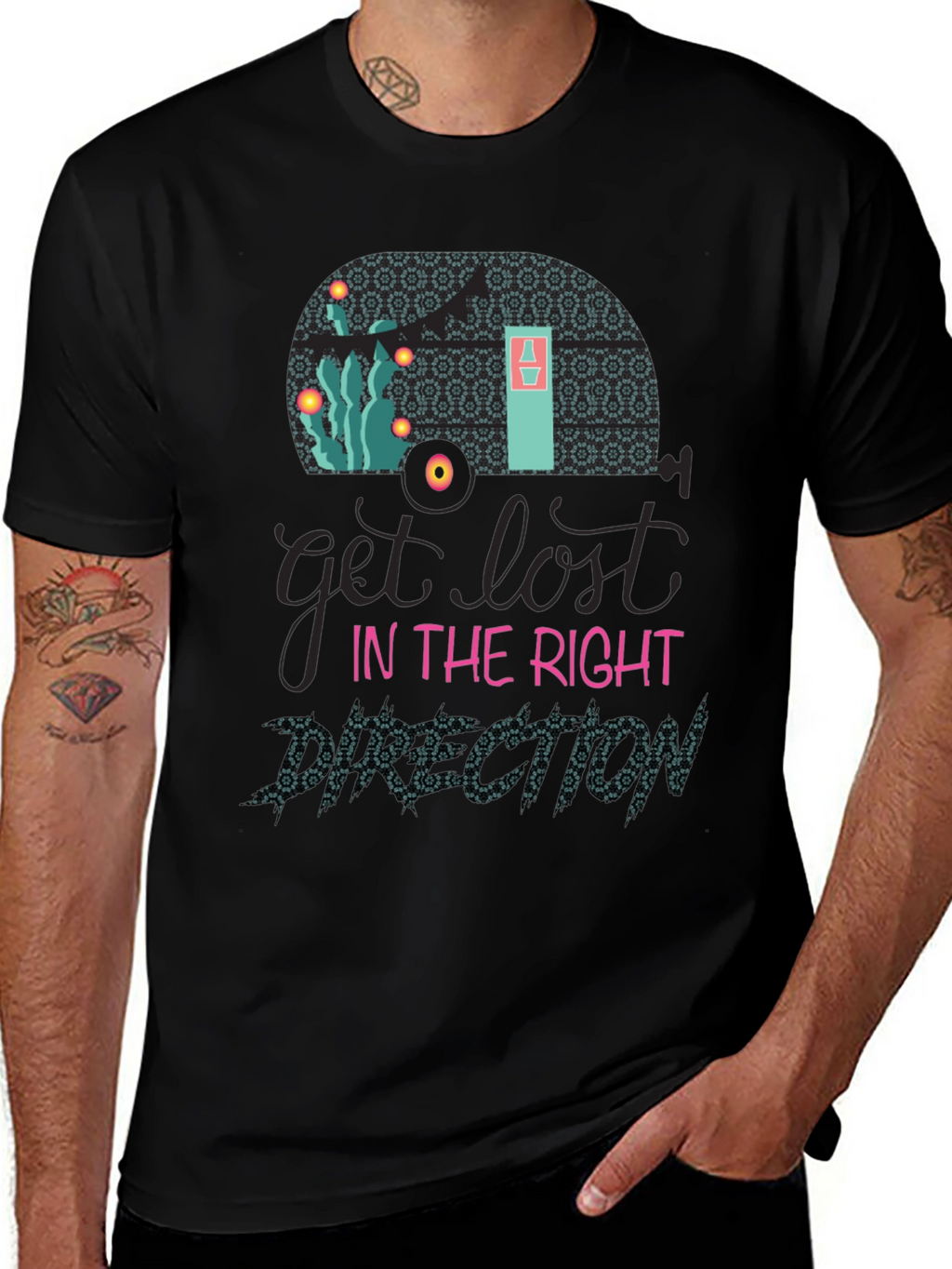 Get Lost in the Right Direction Graphic Tee