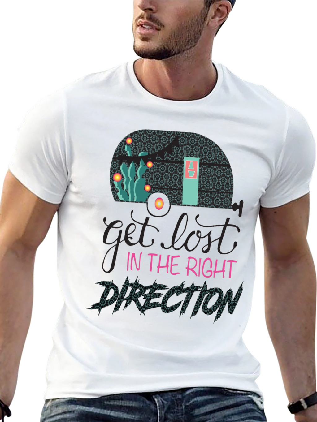 Get Lost in the Right Direction Graphic Tee