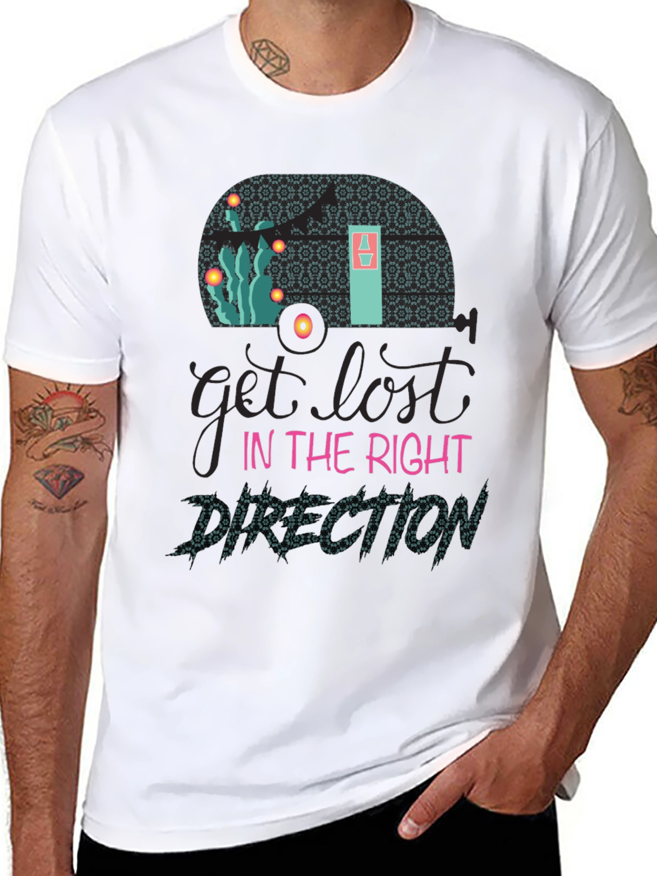 Get Lost in the Right Direction Graphic Tee