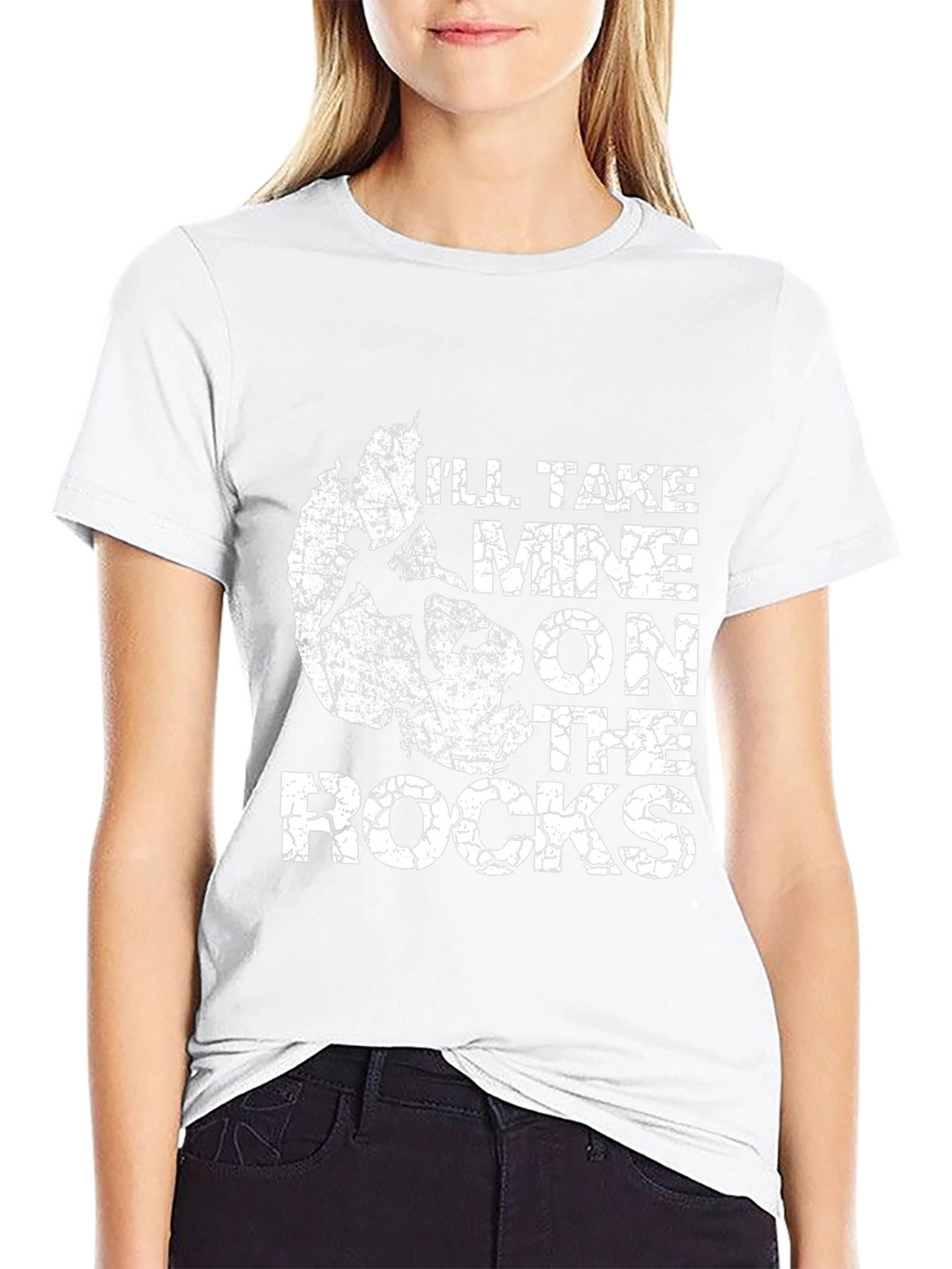 Ill Take Mine On The Rocks Climbing T-Shirt