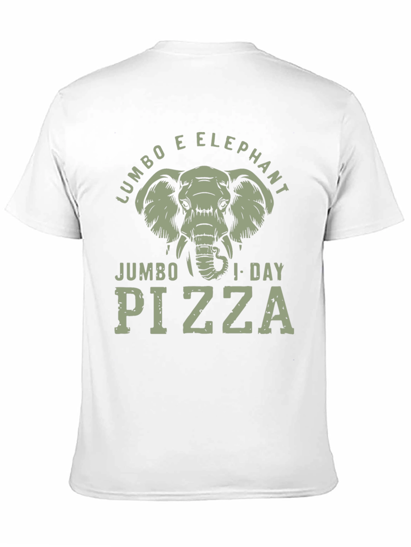 Jumbo Elephant Pizza T-Shirt