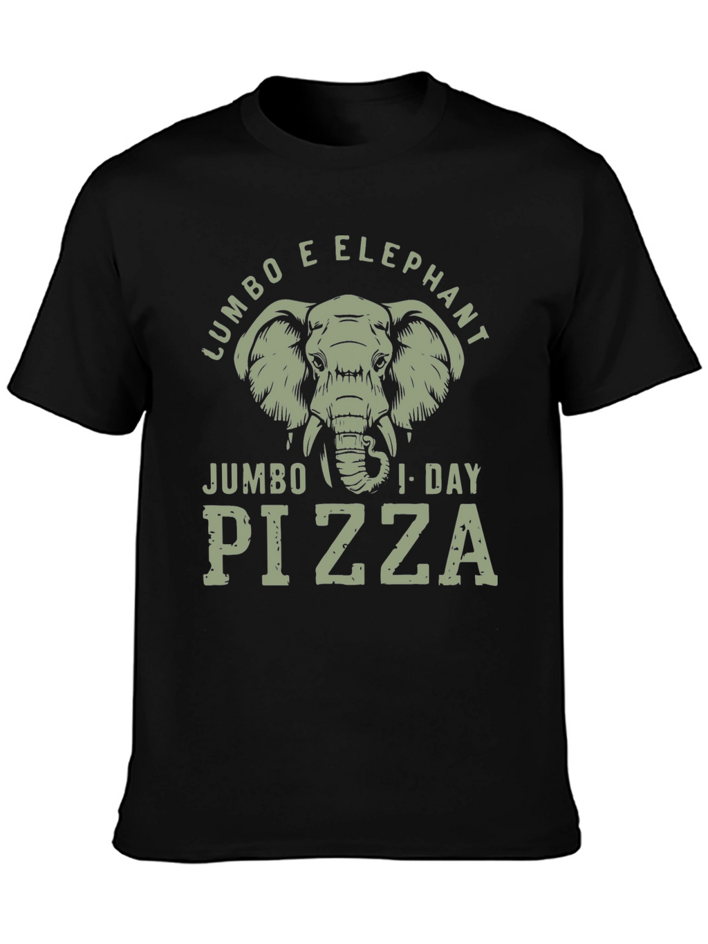 Jumbo Elephant Pizza T-Shirt