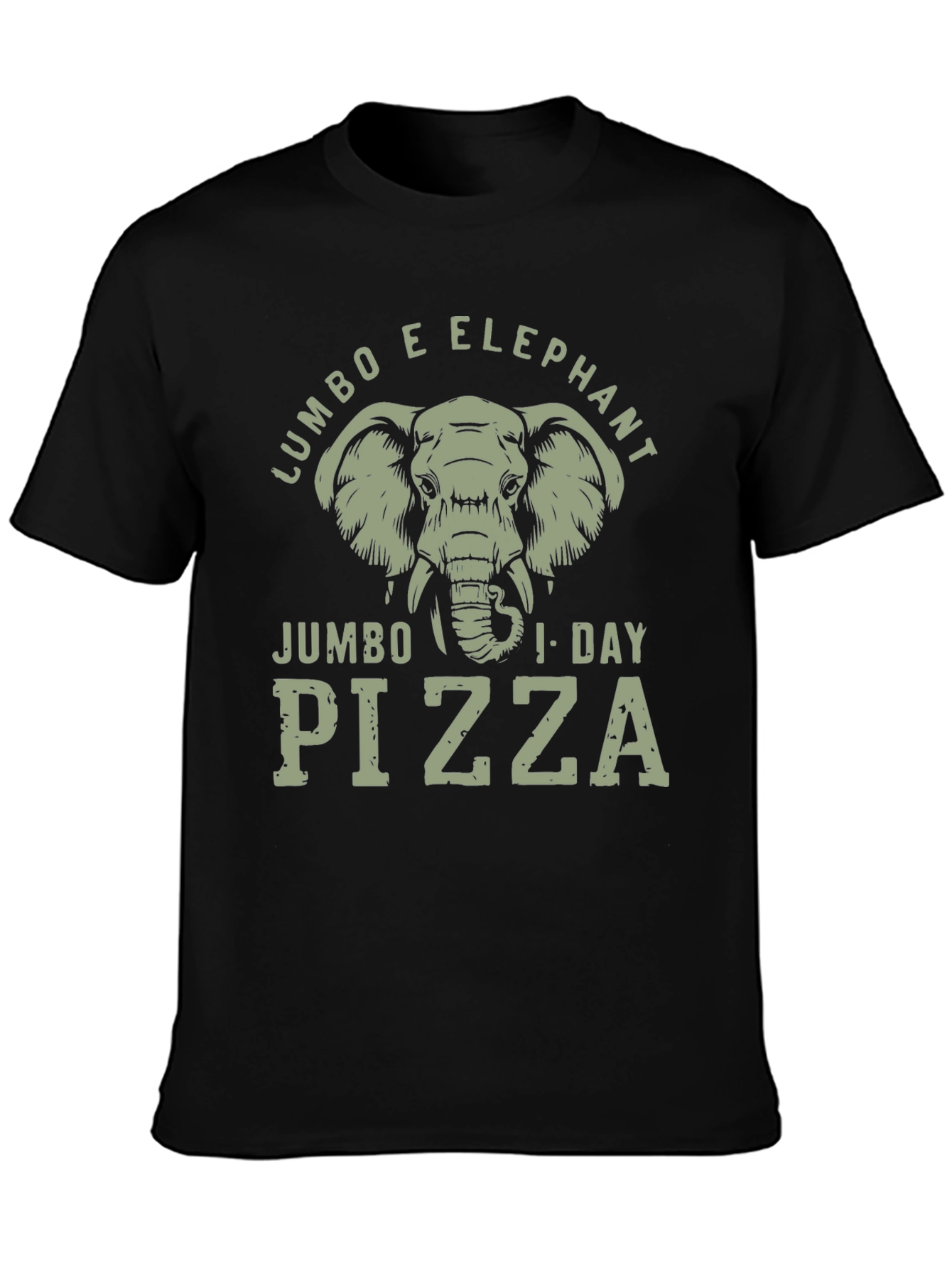 Jumbo Elephant Pizza T-Shirt