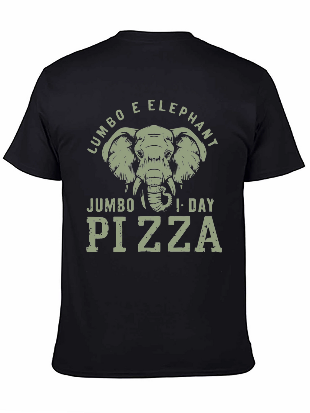 Jumbo Elephant Pizza T-Shirt
