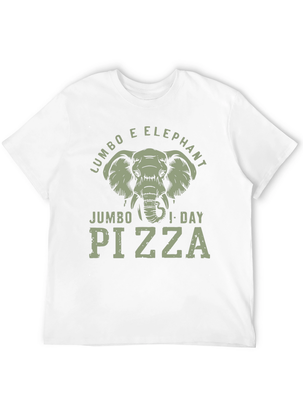 Jumbo Elephant Pizza T-Shirt