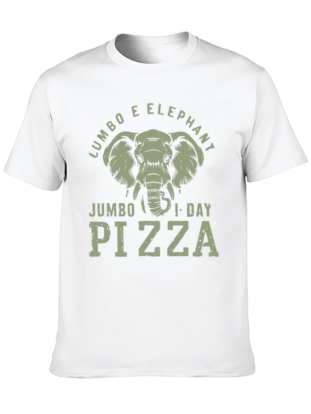 Jumbo Elephant Pizza T-Shirt