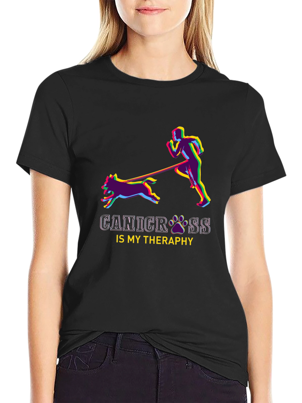 Canicross Therapy Graphic Tee