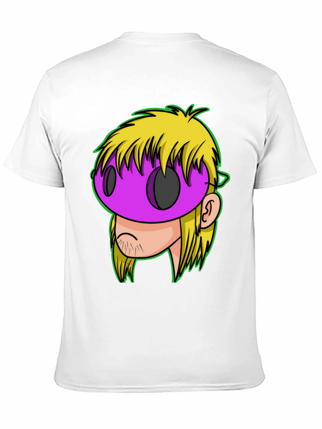 Graphic T-Shirt - Cartoon Mask Design