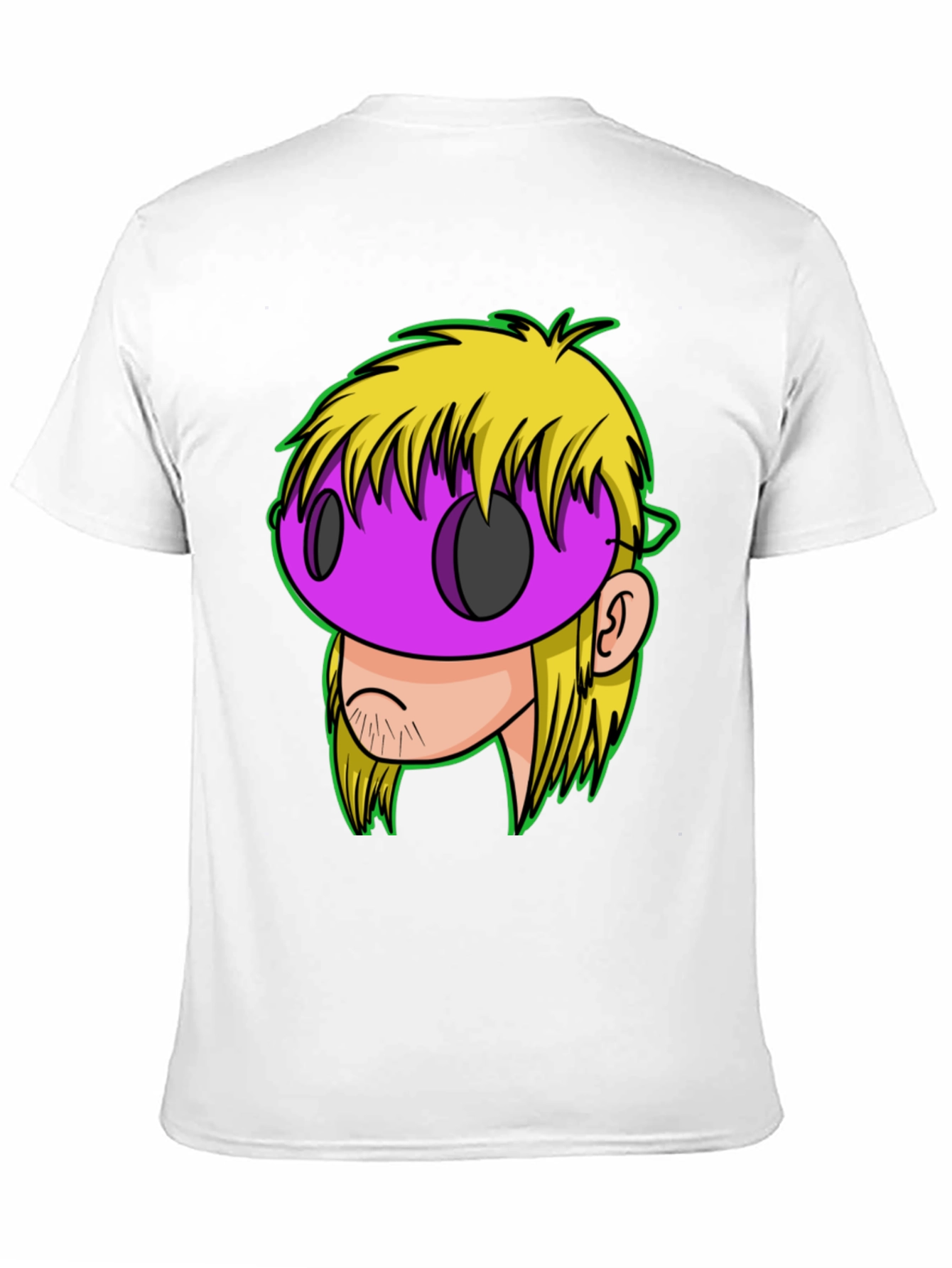 Graphic T-Shirt - Cartoon Mask Design