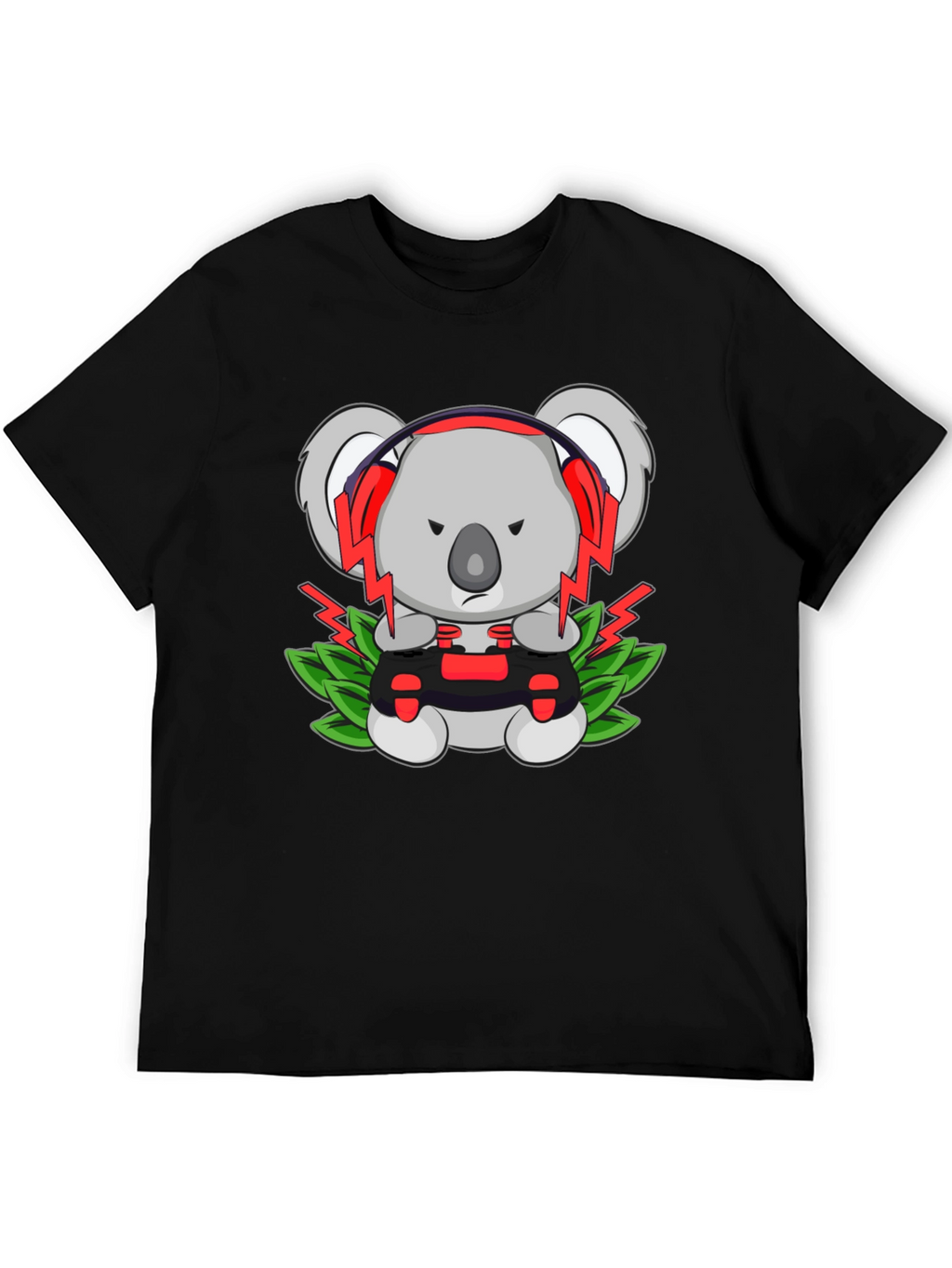 Gamer Koala T-Shirt - Controller & Headphones