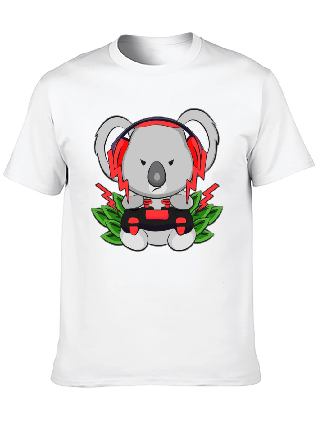 Gamer Koala T-Shirt - Controller & Headphones