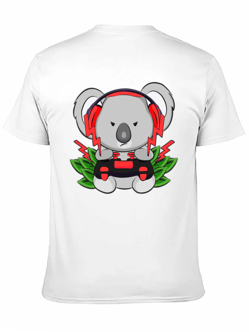 Gamer Koala T-Shirt - Controller & Headphones