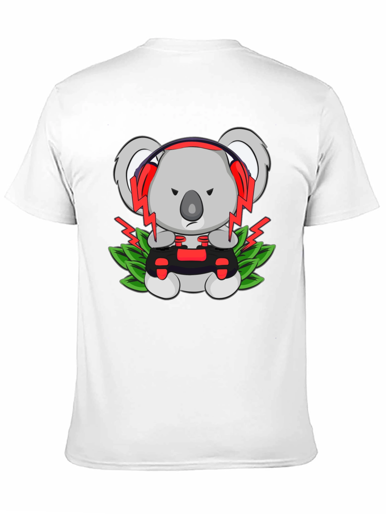 Gamer Koala T-Shirt - Controller & Headphones