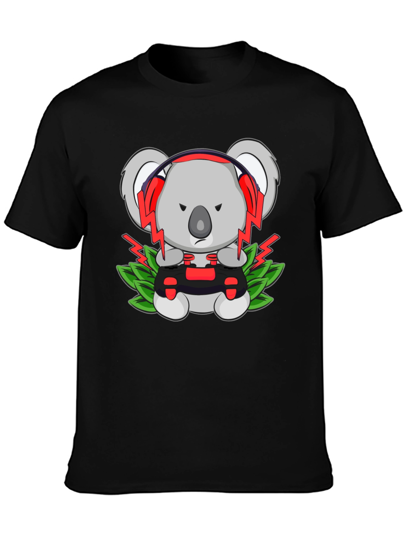 Gamer Koala T-Shirt - Controller & Headphones