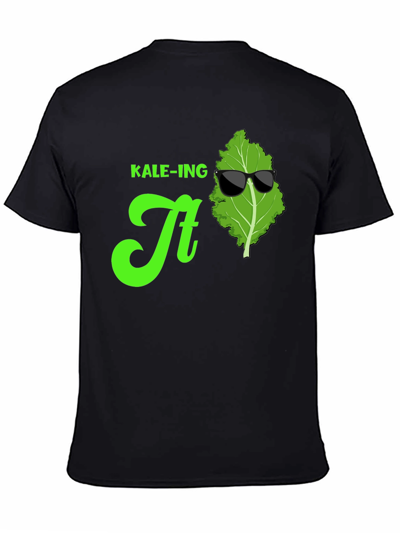 KALE-ING It T-Shirt: Cool Green Graphic Tee
