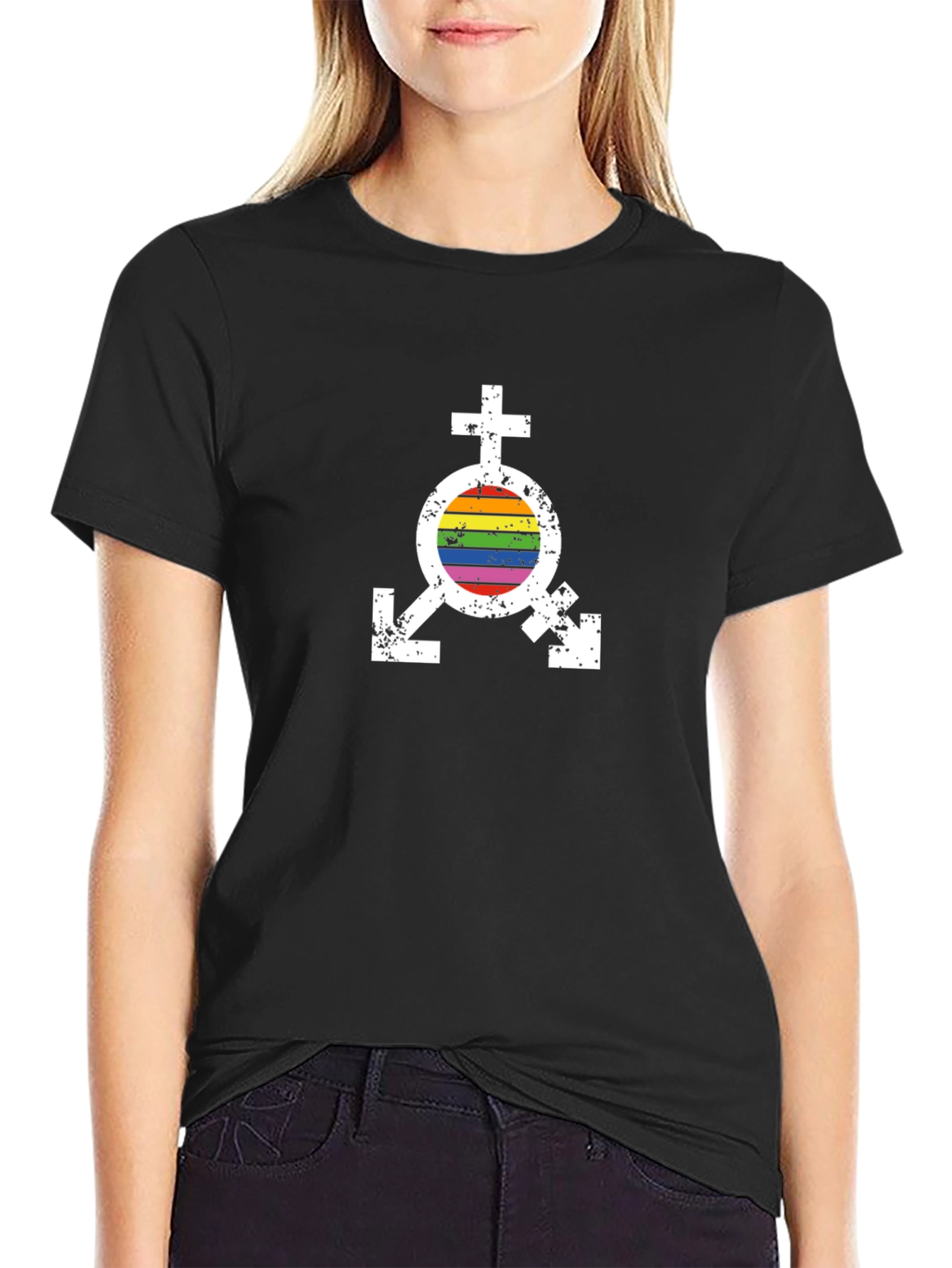 LGBTQ Pride Rainbow Transgender Symbol T-Shirt
