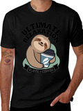 Ultimate Relaxation Sloth Coffee T-Shirt
