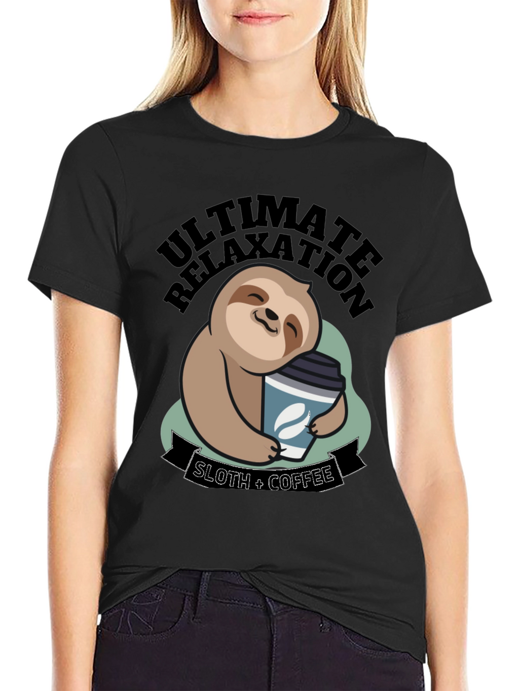 Ultimate Relaxation Sloth Coffee T-Shirt