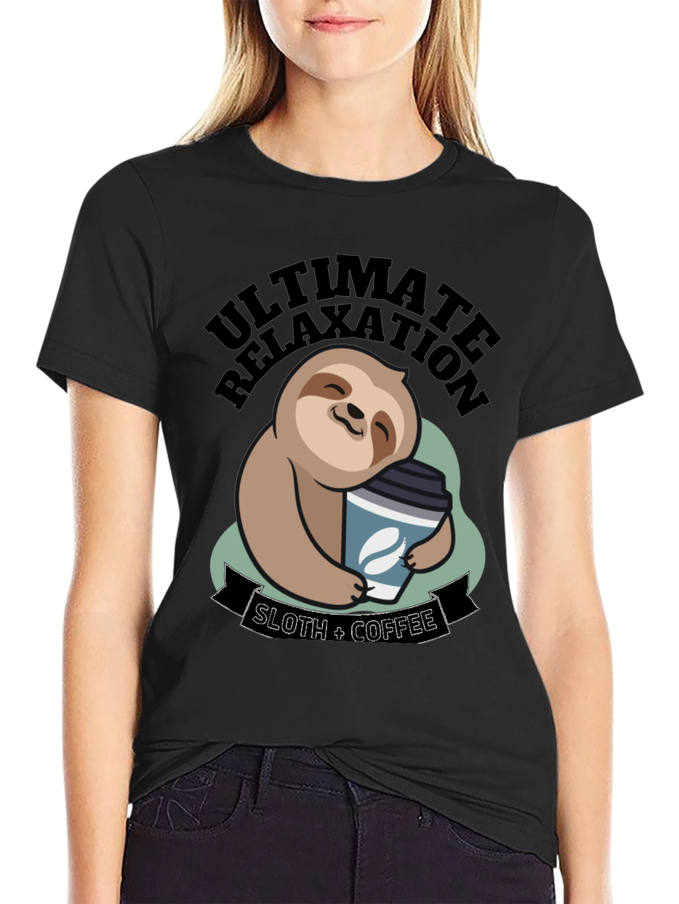 Ultimate Relaxation Sloth Coffee T-Shirt
