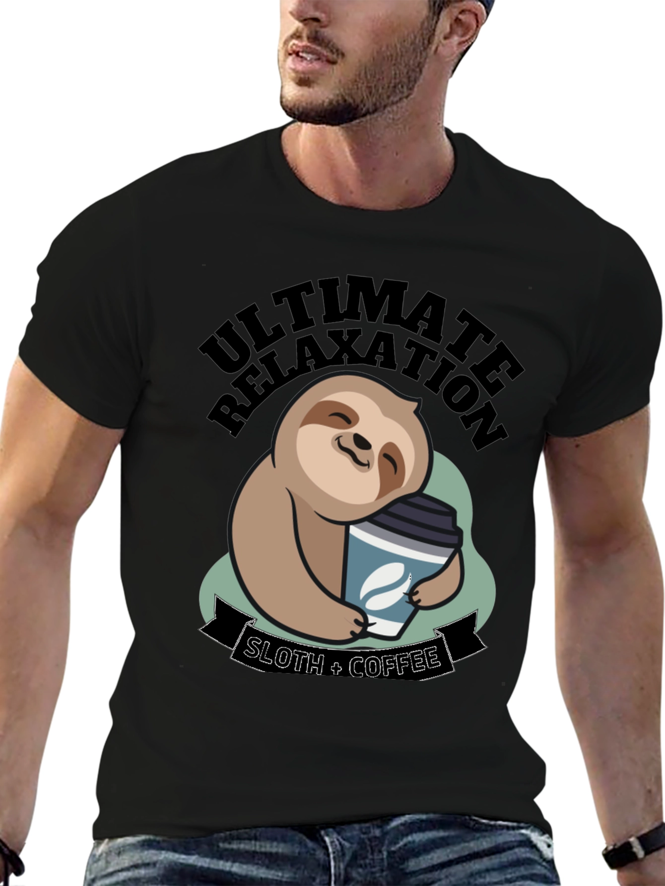 Ultimate Relaxation Sloth Coffee T-Shirt
