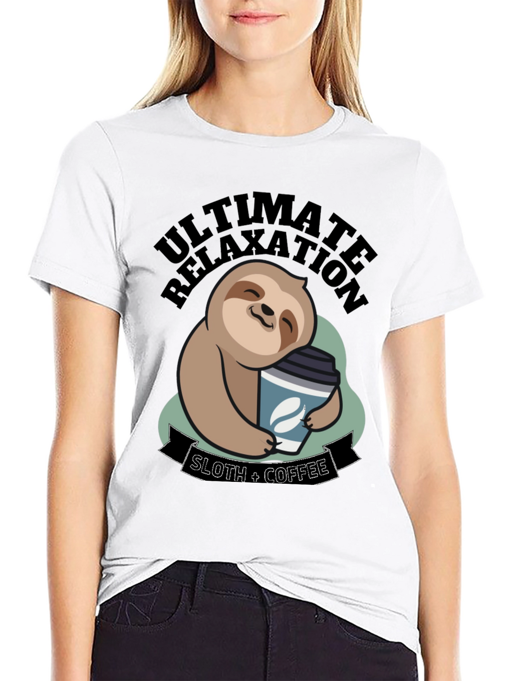 Ultimate Relaxation Sloth Coffee T-Shirt