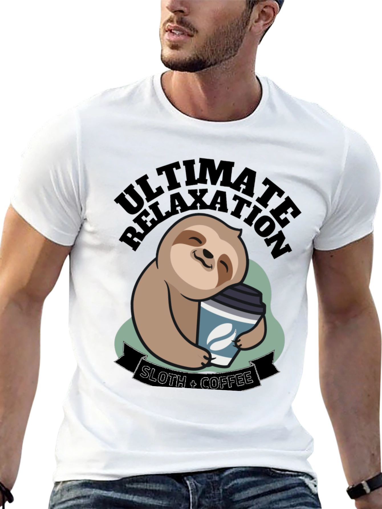Ultimate Relaxation Sloth Coffee T-Shirt