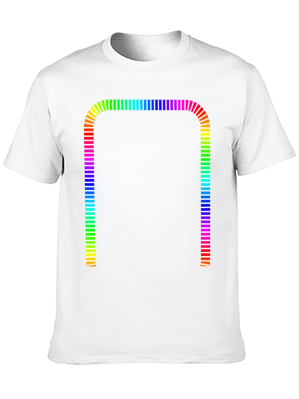 Rainbow Barcode Graphic Tee