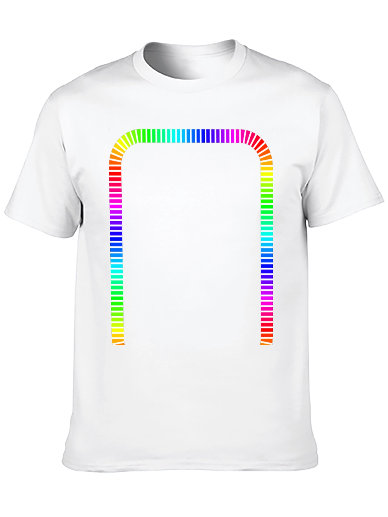Rainbow Barcode Graphic Tee