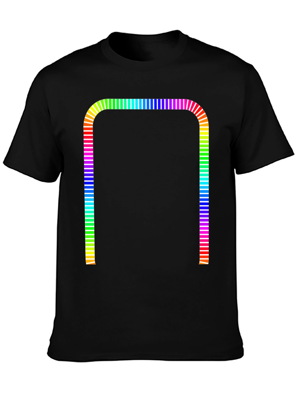 Rainbow Barcode Graphic Tee