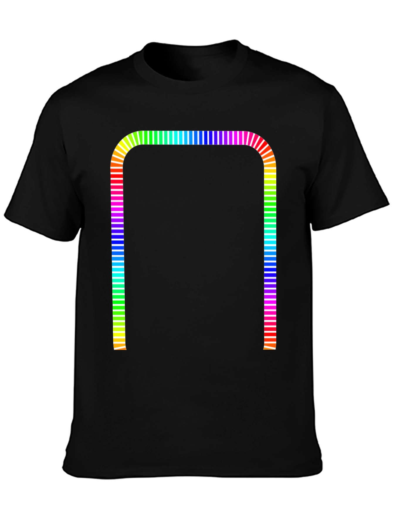 Rainbow Barcode Graphic Tee