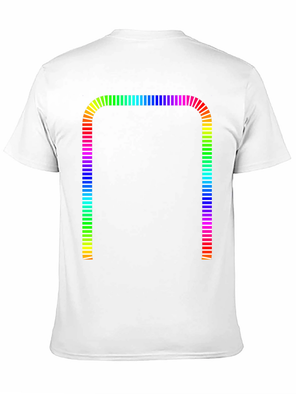 Rainbow Barcode Graphic Tee