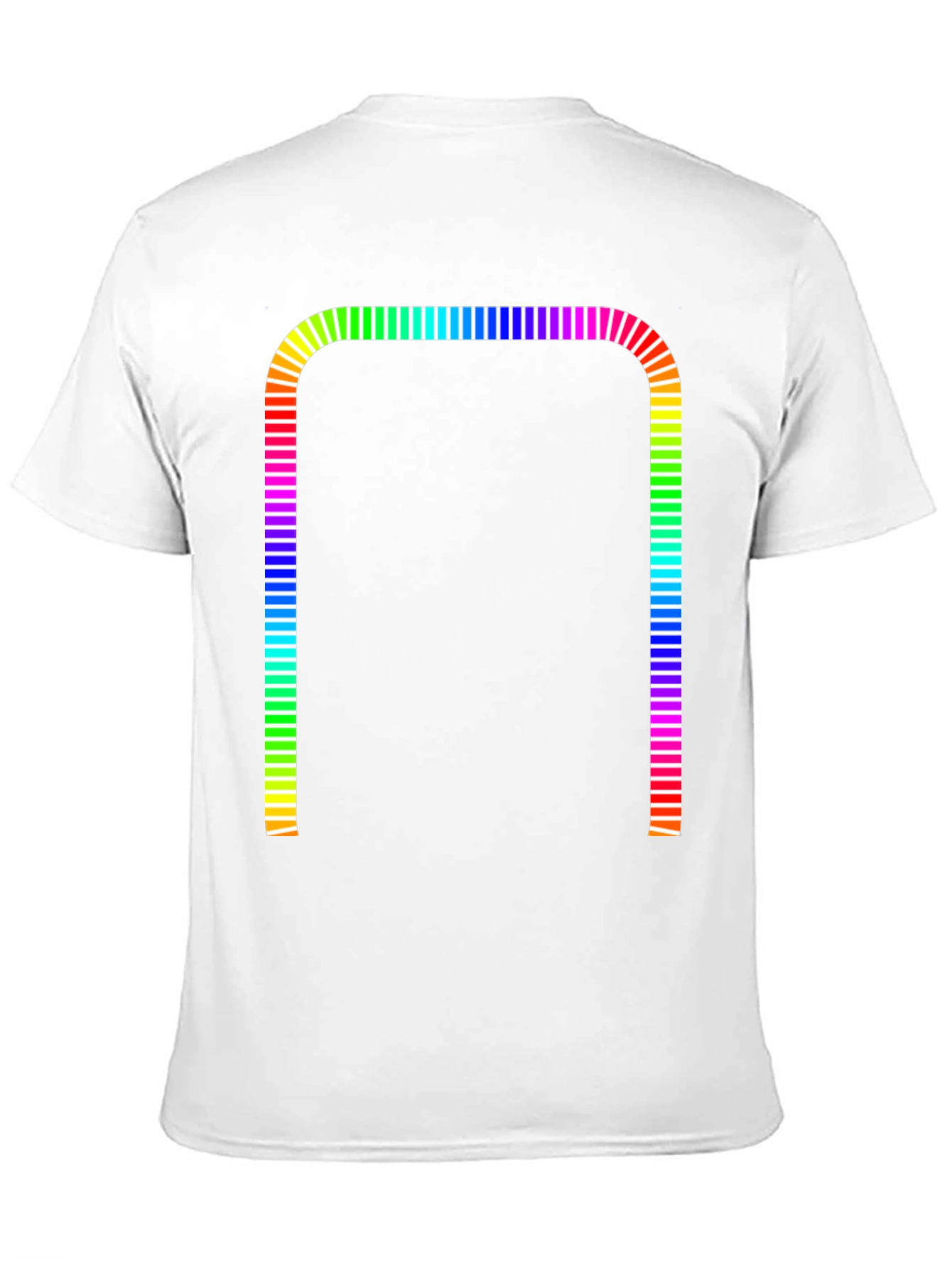 Rainbow Barcode Graphic Tee