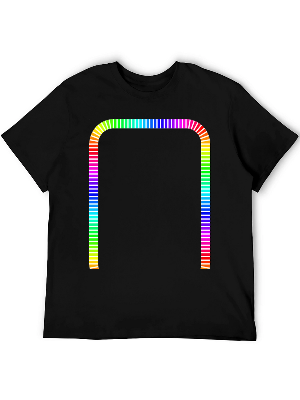 Rainbow Barcode Graphic Tee