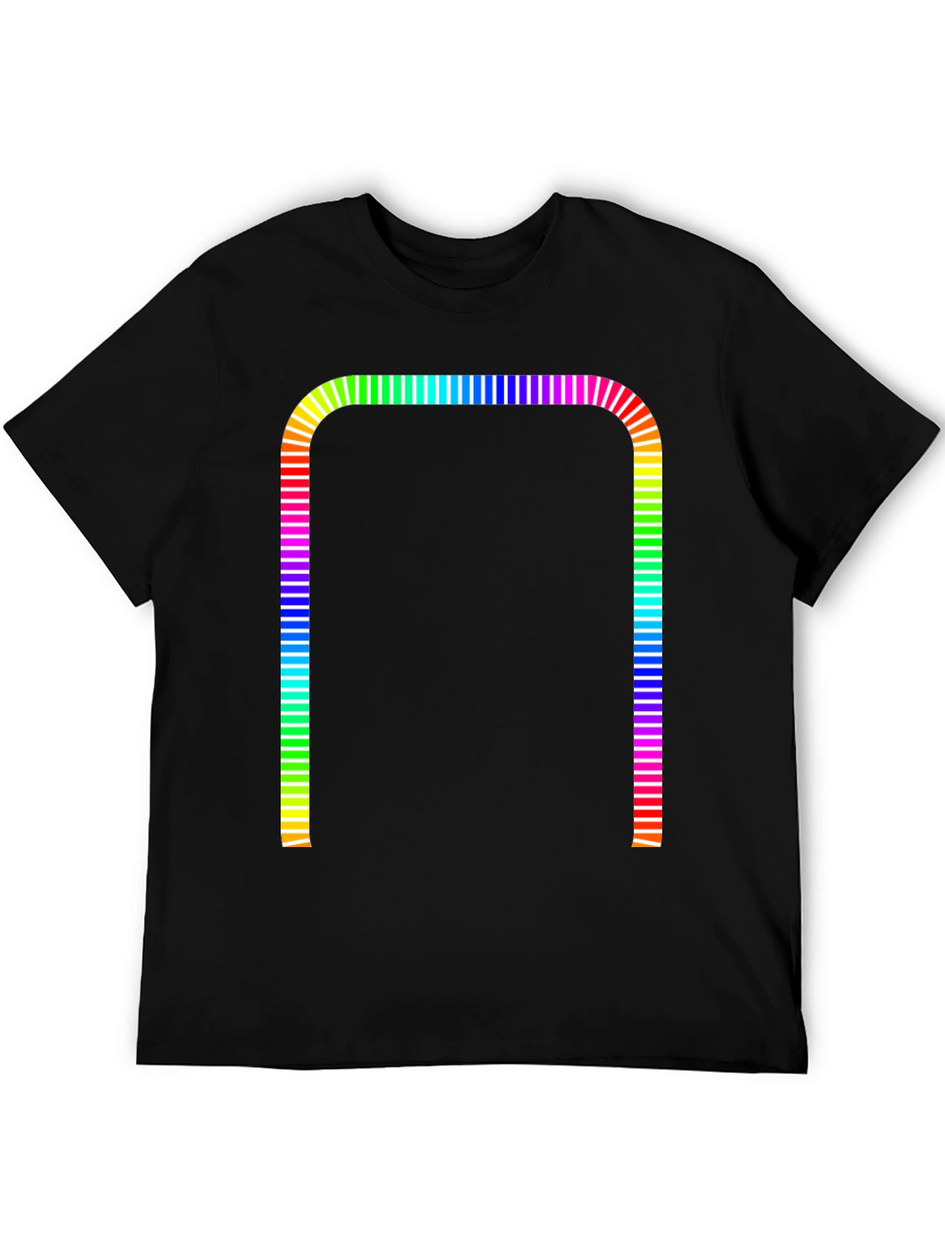 Rainbow Barcode Graphic Tee