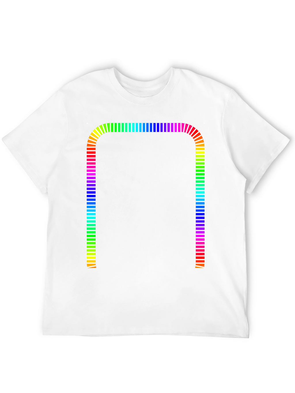 Rainbow Barcode Graphic Tee