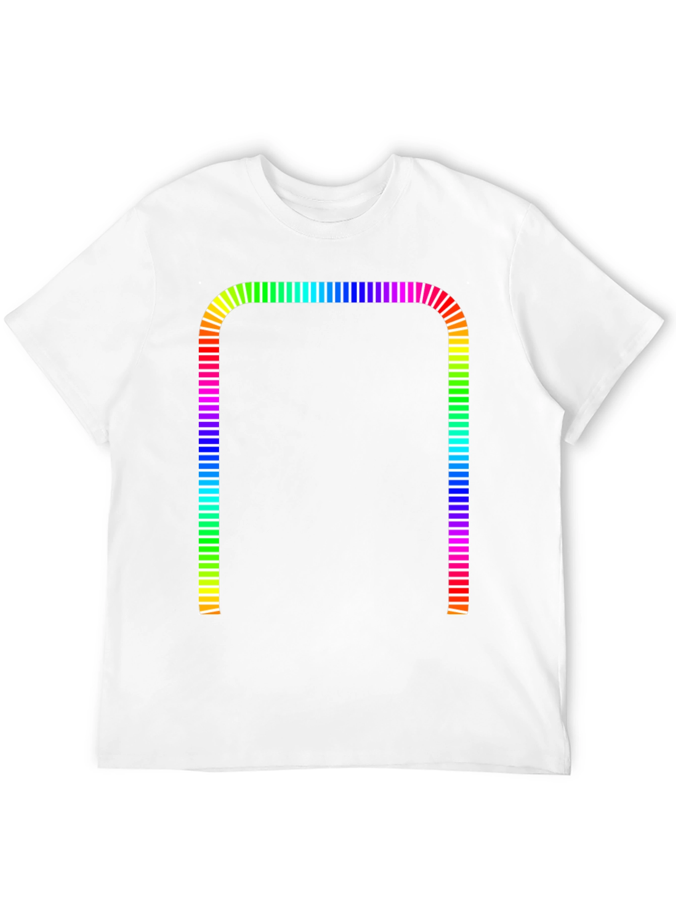 Rainbow Barcode Graphic Tee