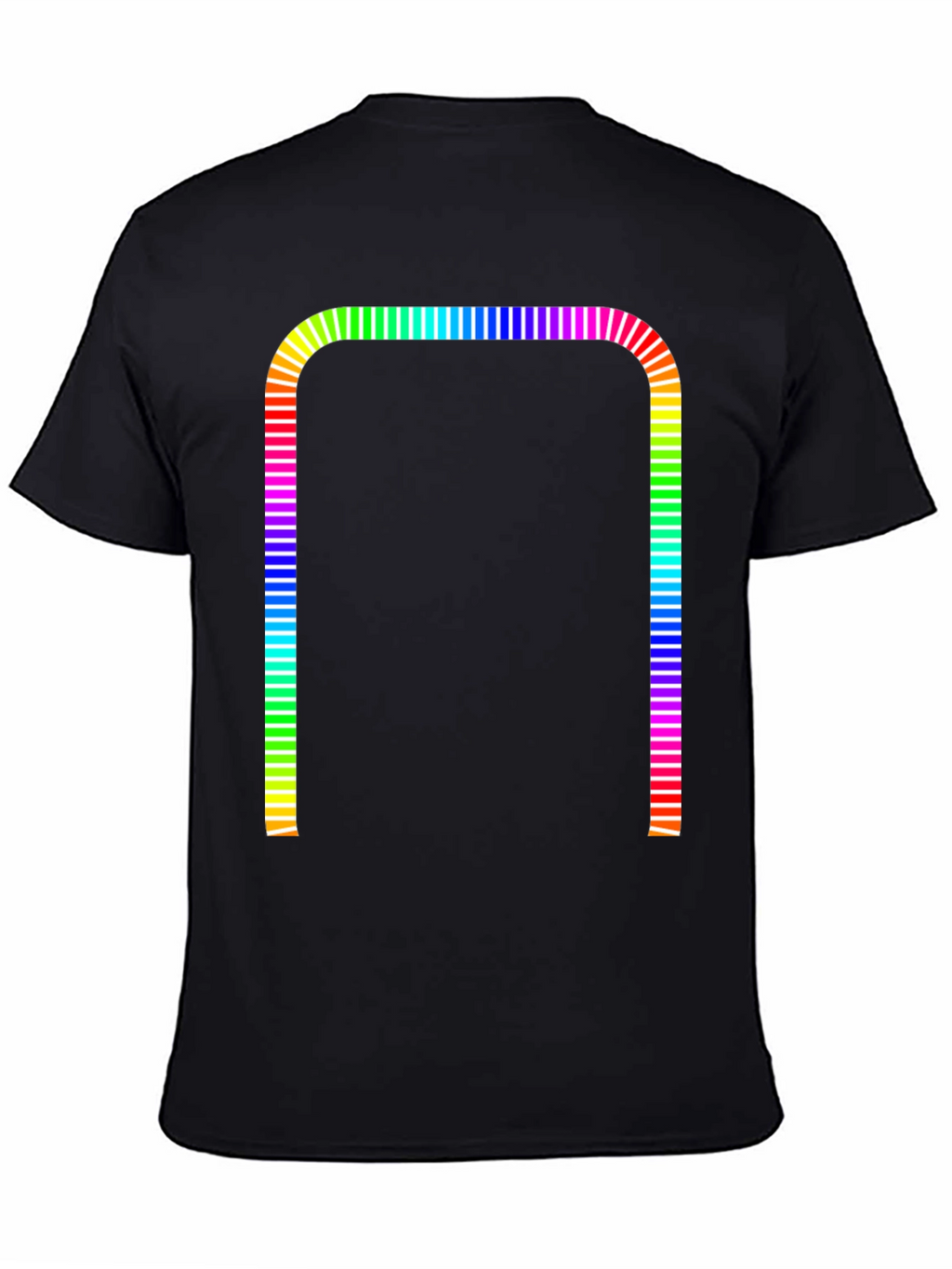 Rainbow Barcode Graphic Tee
