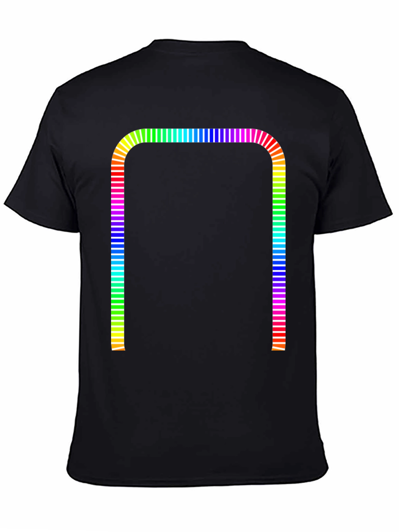 Rainbow Barcode Graphic Tee