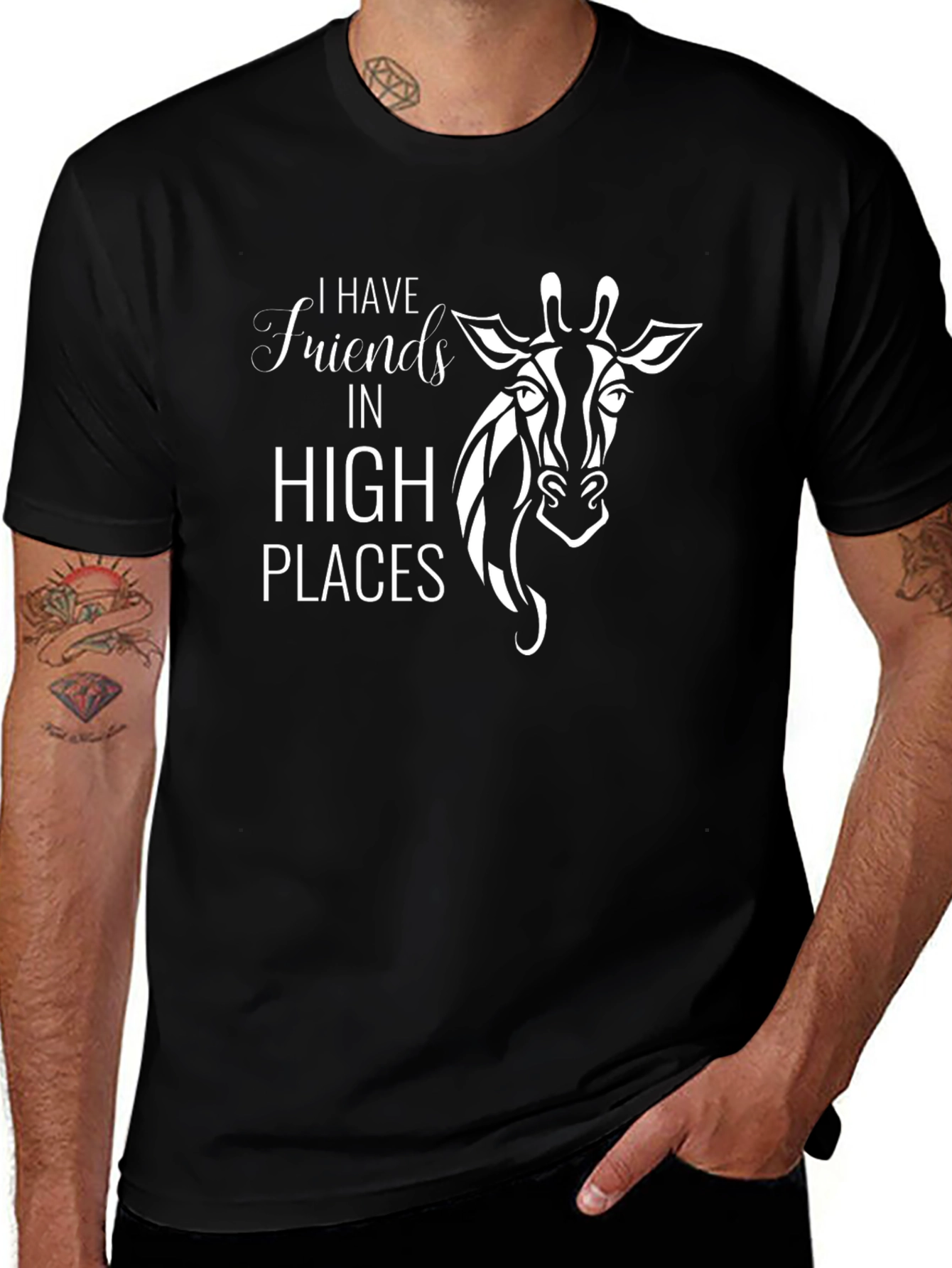 Giraffe Friends T-Shirt - High Places