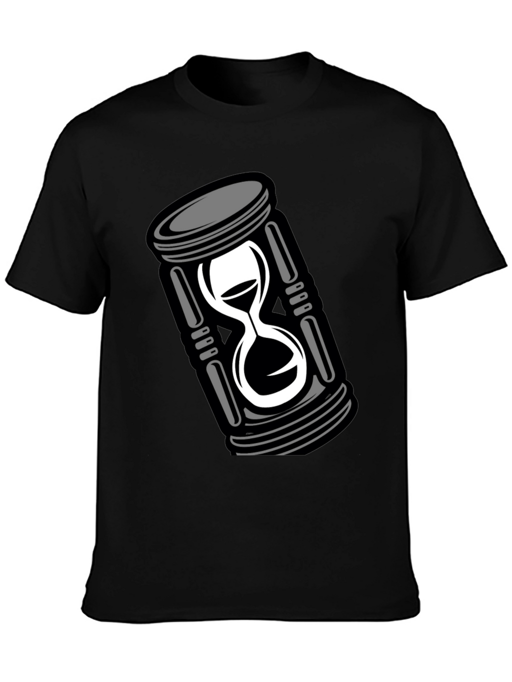 Hourglass Graphic Tee - Mens Black T-Shirt