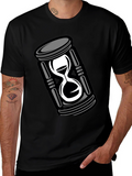 Hourglass Graphic Tee - Mens Black T-Shirt