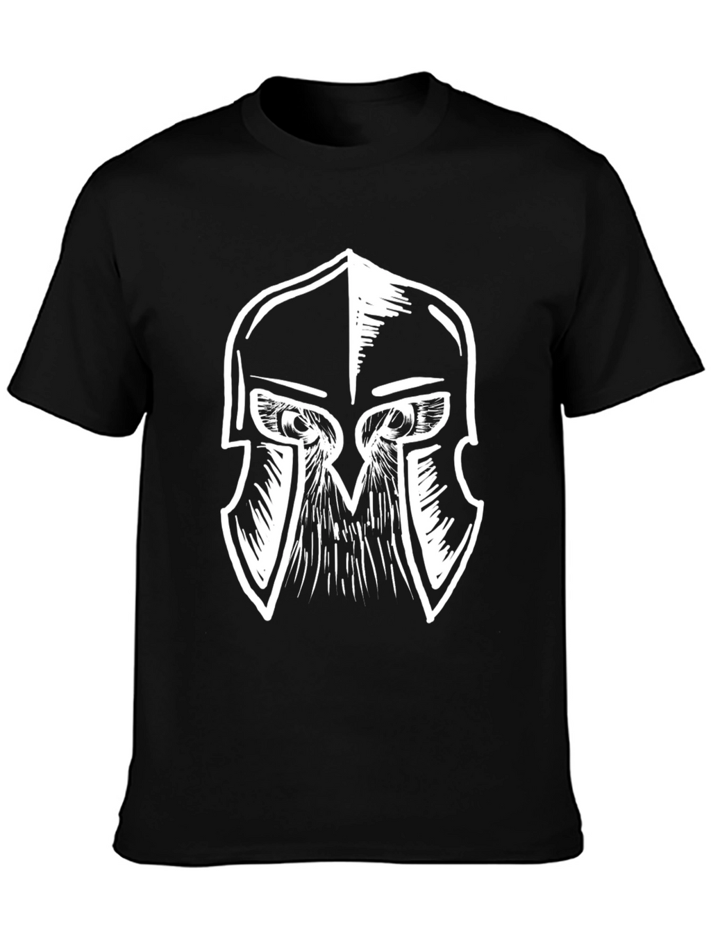 Spartan Helmet Graphic Tee - Black