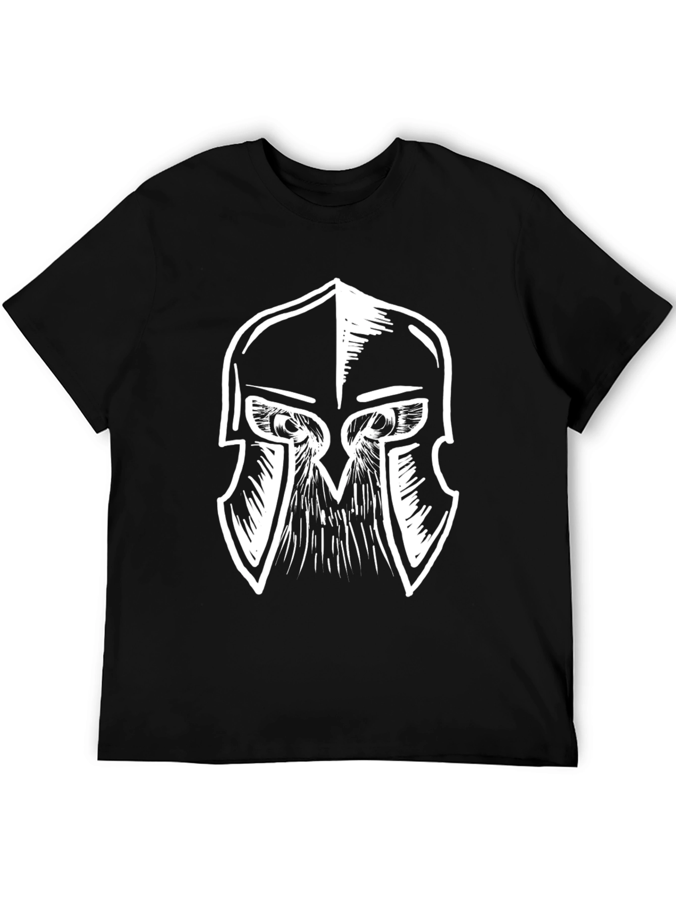 Spartan Helmet Graphic Tee - Black